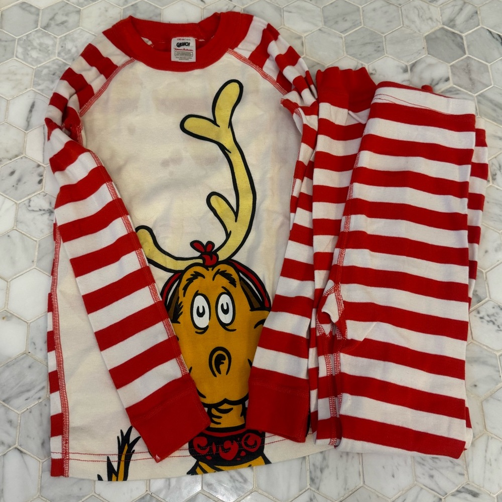 Hanna Andersson Grinch Pajama Set | Size 8 Kids